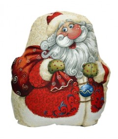 Подушка игрушка &quot;Дед Мороз&quot; Диванная декоративная подушка