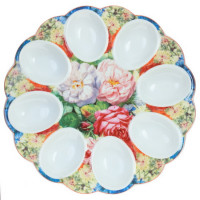 Пасхальная тарелка для яиц "Цветы"