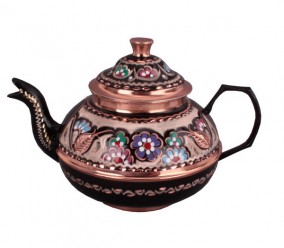 Медный заварочный чайник &quot;Орнамент&quot; Медный чайник с традиционным орнаментом Востока.