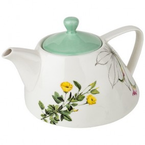 Заварочный чайник &quot;Луговые цветы&quot; Чайник из фарфора