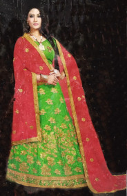 Индийский женский костюм &quot;Аванти&quot; Индийский женский костюм - юбка, чоли (блузка) и накидка. размер 44