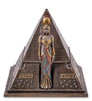 Шкатулка в виде пирамиды "Богиня Египта"