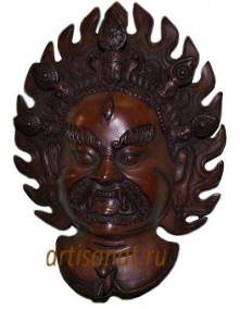 Декоративная маска &quot;Бхайраб&quot; Декоративная настенная буддийская маска