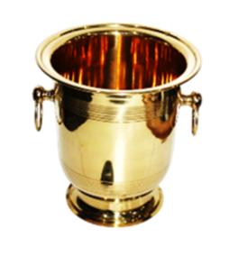 Ведро из латуни под шампанское 