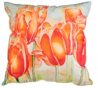 Диванная подушка "Тюльпаны"              
