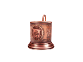 Подстаканник медный "Москва"  3 Медный подстаканник Москва, 