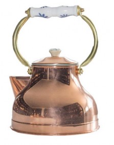 Медный чайник &quot;Оригинальный&quot; Медный чайник с керамической ручкой, объём - 1,7 литра. Производство - Португалия