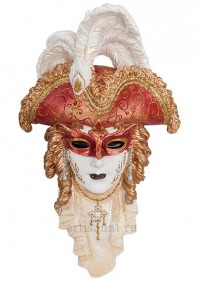 Венецианская маска &quot;Розанна&quot; Венецианская маска, настенная.