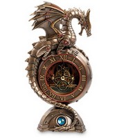Настольные часы "Крылатый дракон"