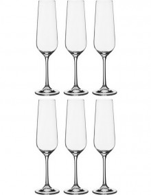 Набор бокалов для шампанского &quot;STRIX&quot;   Набор бокалов из стекла 6 шт. 200 мл.