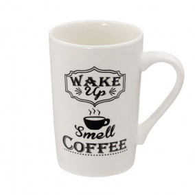 Фарфоровая кружка &quot;Wake upp small coffe&quot; 