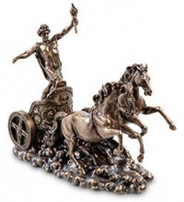 Статуэтка &quot;Аполлон на колеснице&quot; Греческая статуэтка