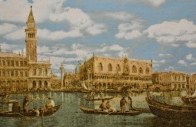 Гобелен без рамки &quot;Венеция&quot;    Декоративная гобеленовая картина - купон